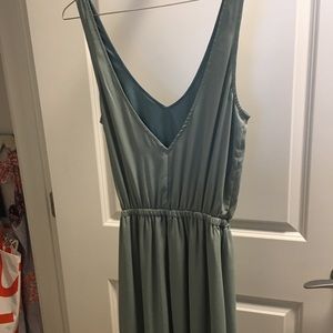 Show Me Your Mumu Silver sage brides maids dress